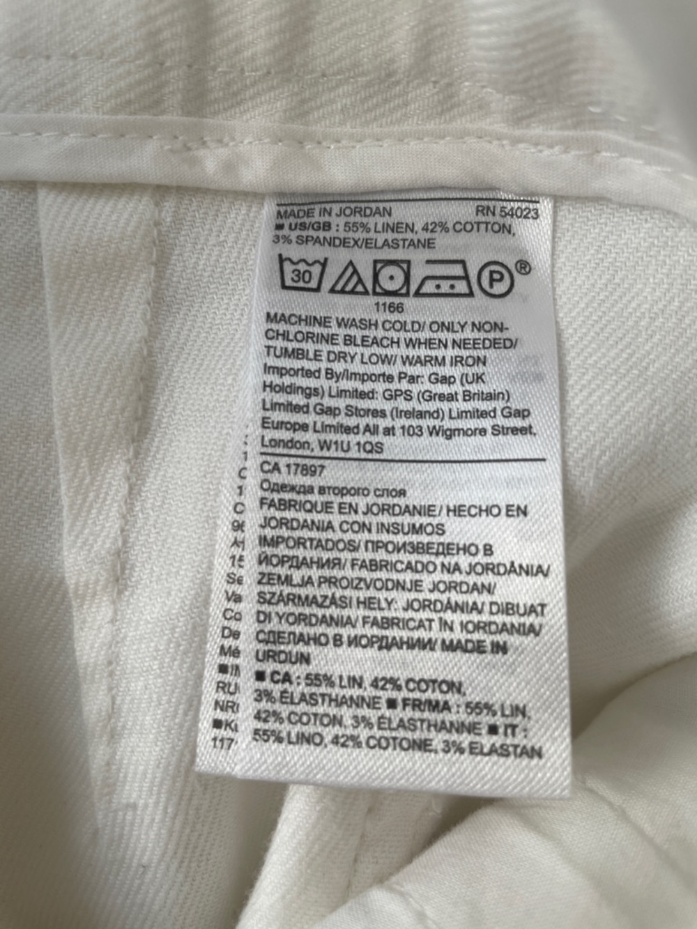 NWT Banana Republic Linen Blend Pants | 4 - Picture 9 of 12